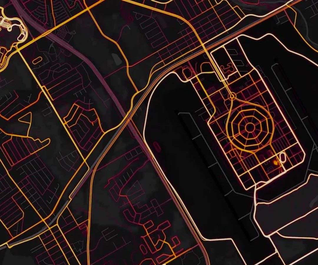 Strava heatmap